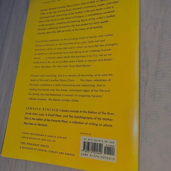 My brother By Jamaica Kincaid - Picture 2 of 2